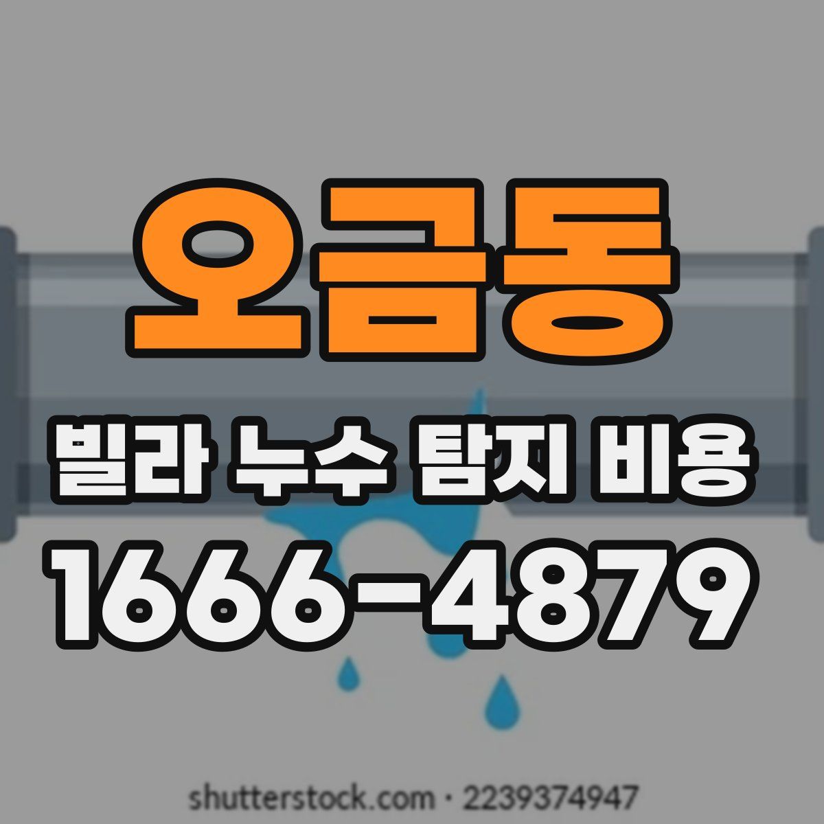 오금동 빌라 누수 탐지 비용