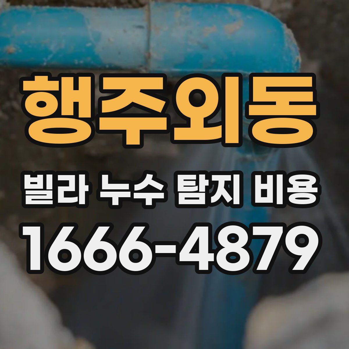 행주외동 빌라 누수 탐지 비용