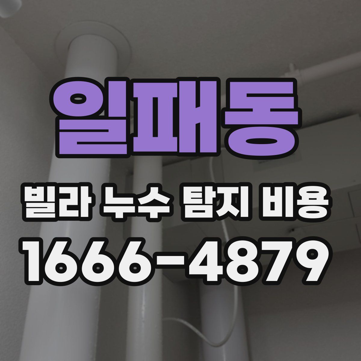 일패동 빌라 누수 탐지 비용