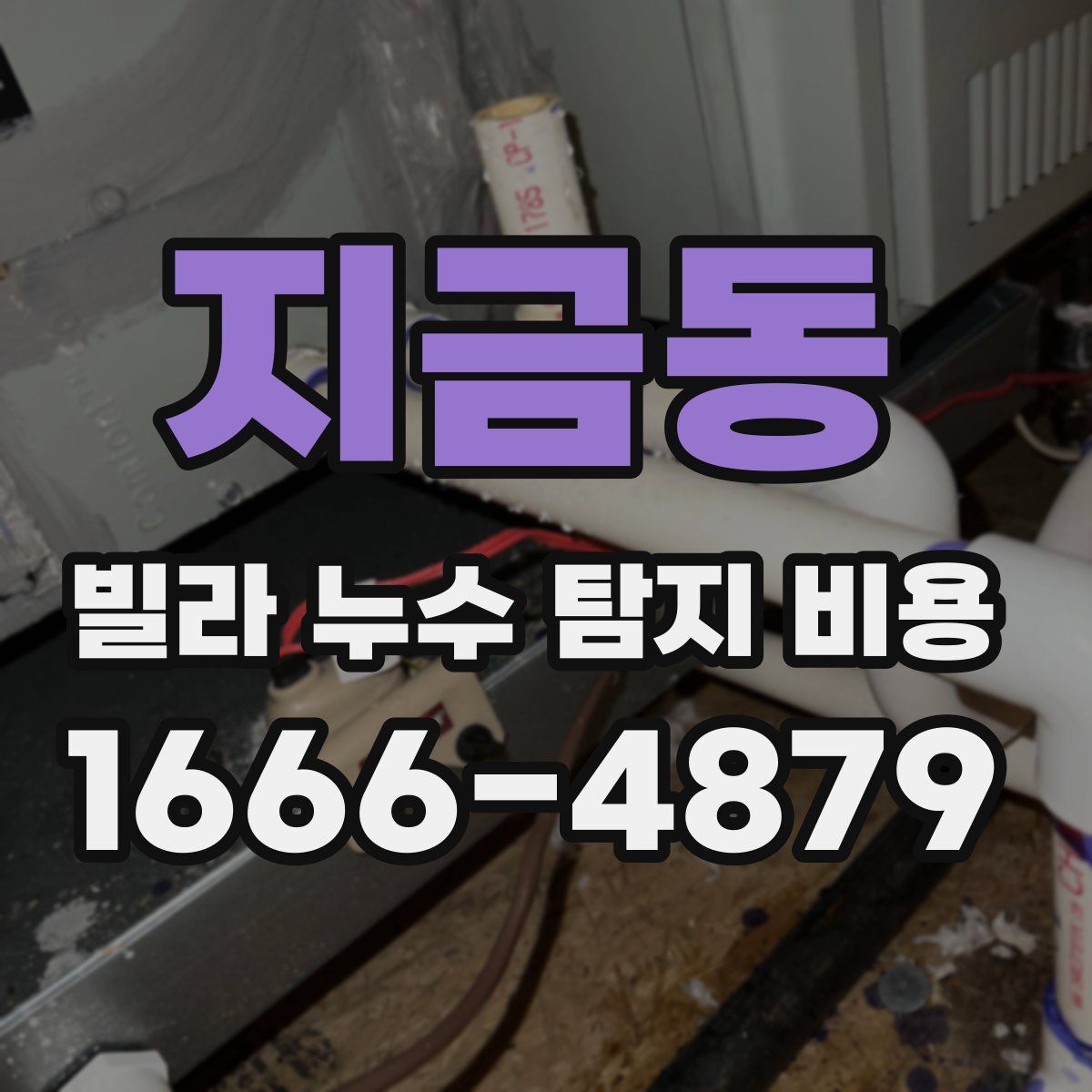 지금동 빌라 누수 탐지 비용