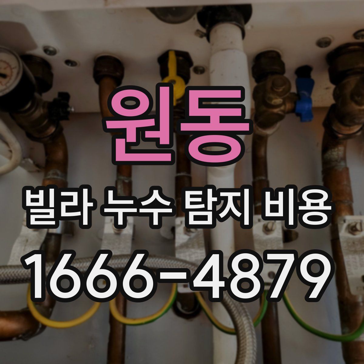 원동 빌라 누수 탐지 비용