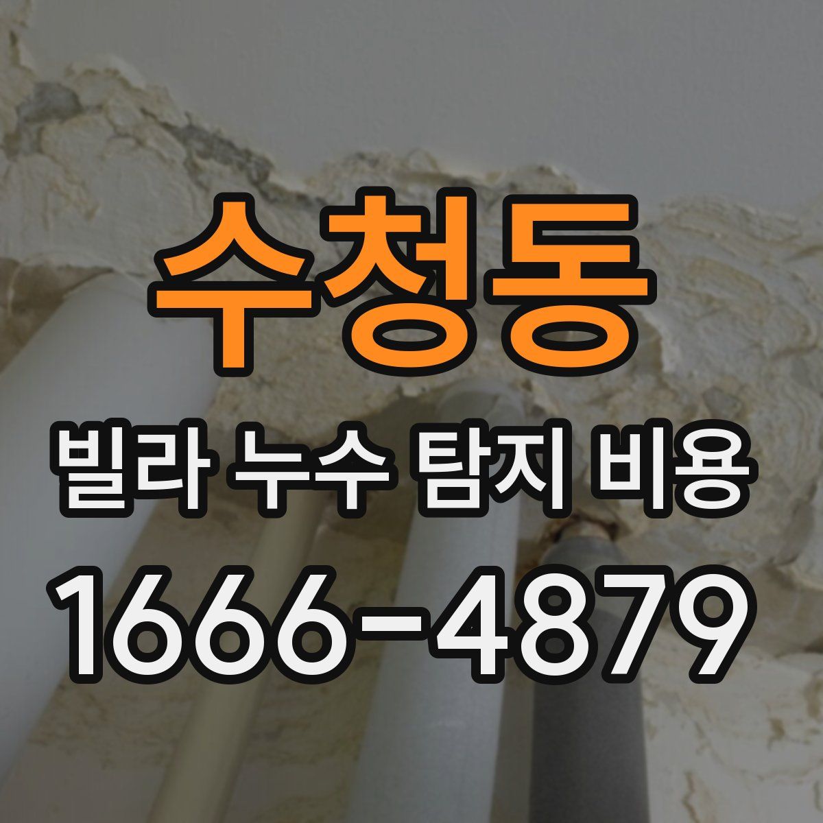 수청동 빌라 누수 탐지 비용
