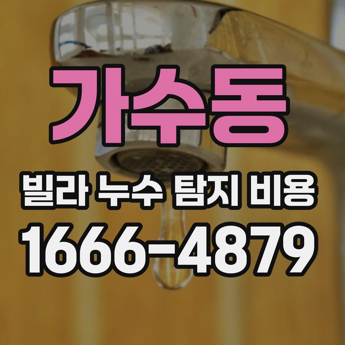 가수동 빌라 누수 탐지 비용
