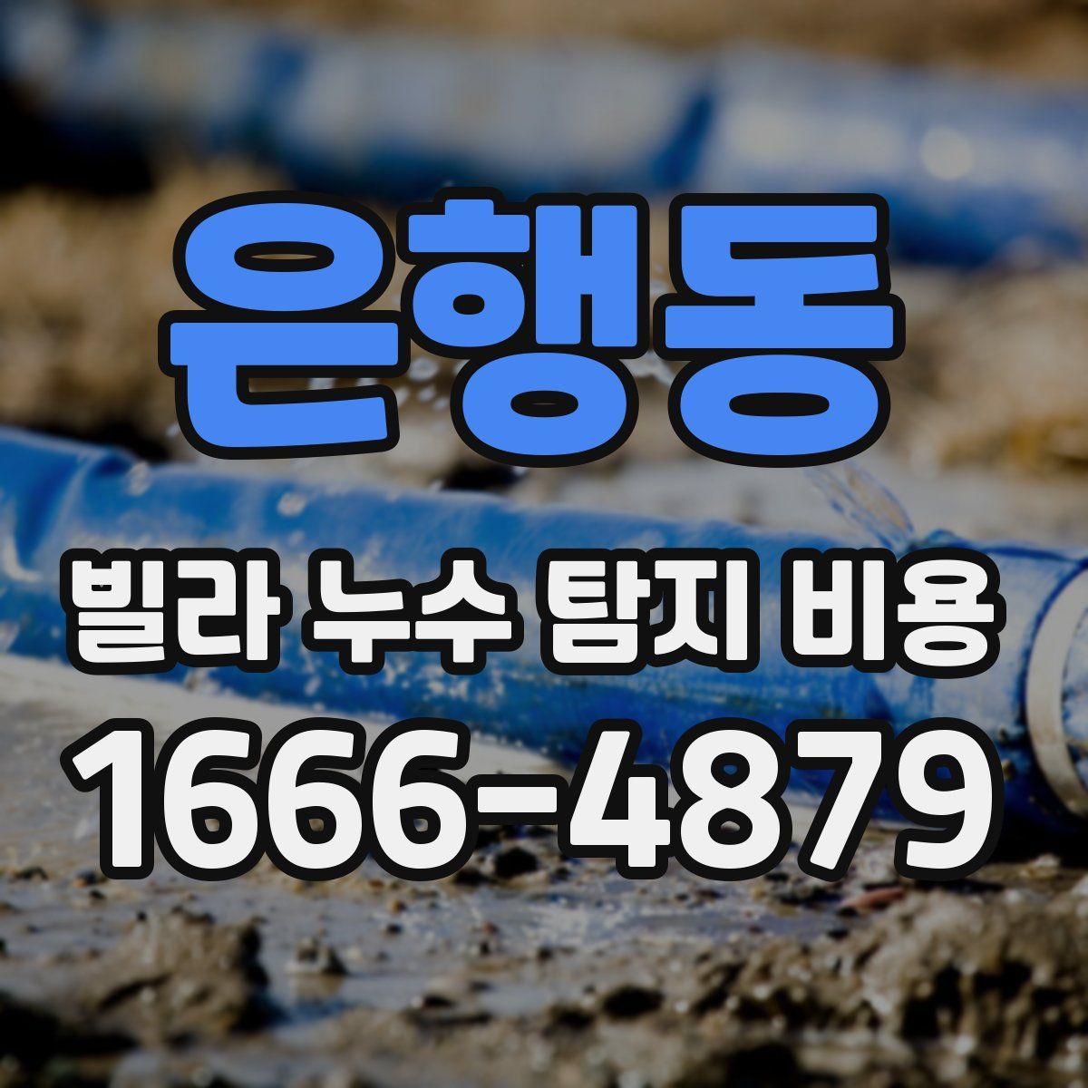 은행동 빌라 누수 탐지 비용