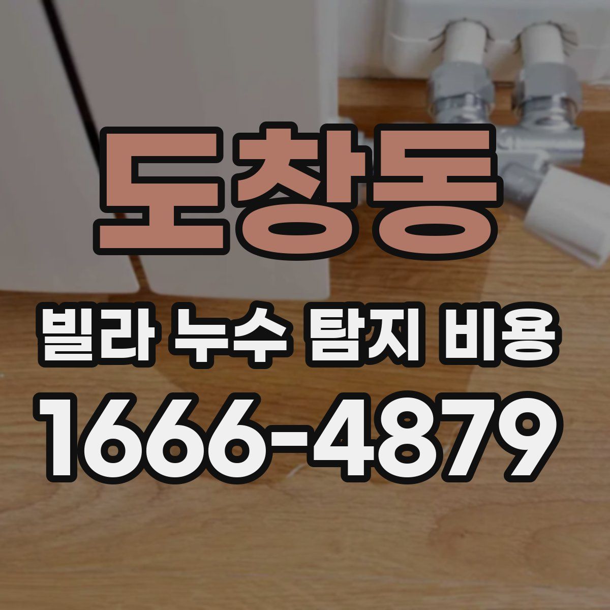 도창동 빌라 누수 탐지 비용