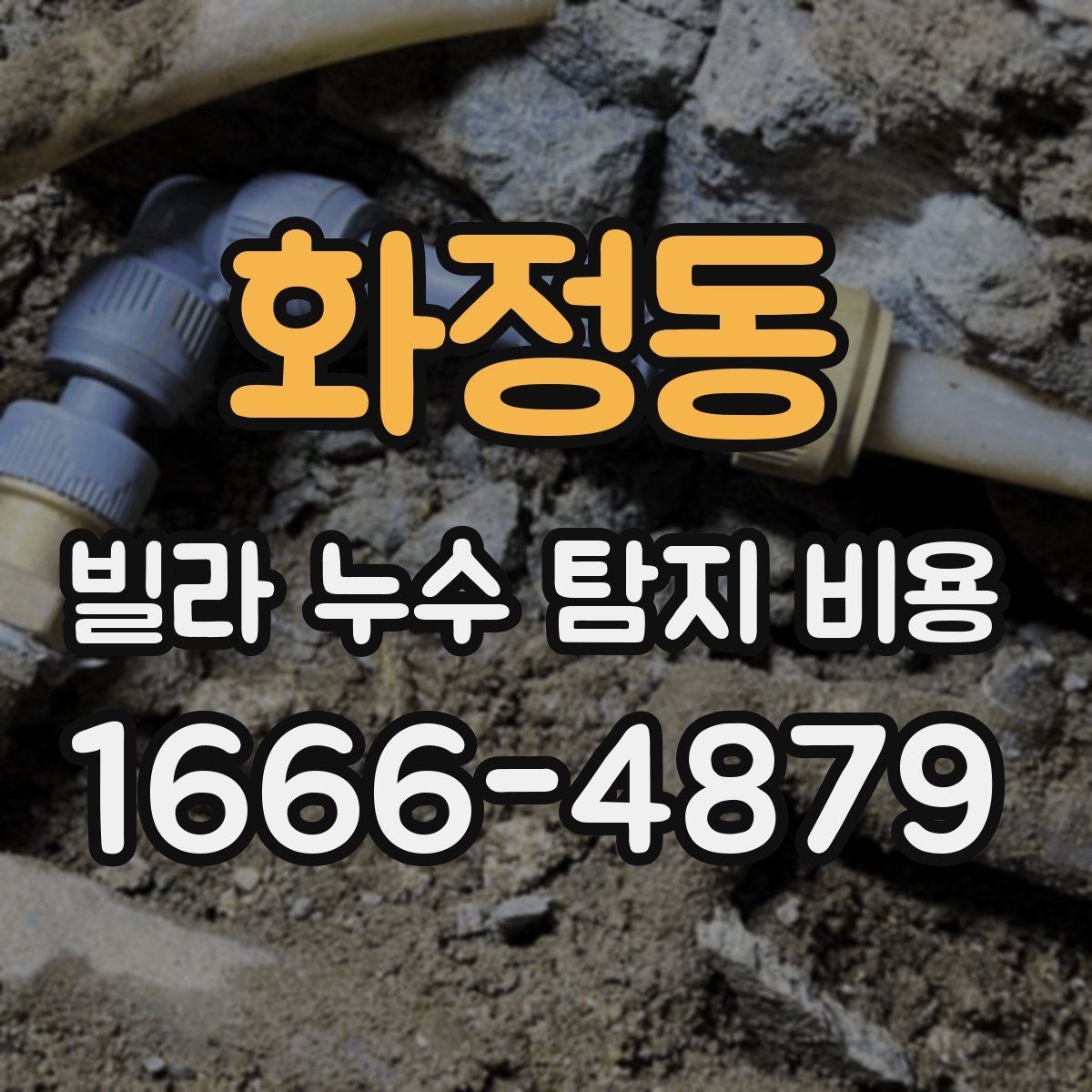 화정동 빌라 누수 탐지 비용