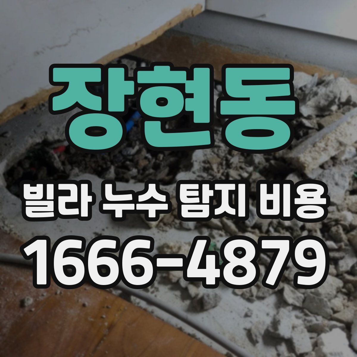 장현동 빌라 누수 탐지 비용