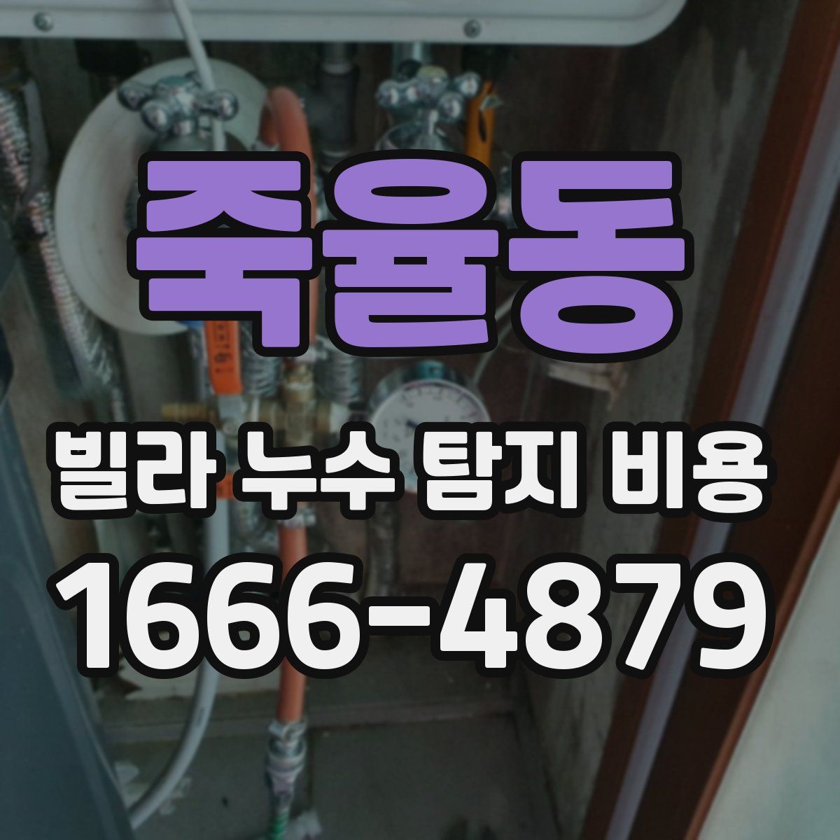 죽율동 빌라 누수 탐지 비용
