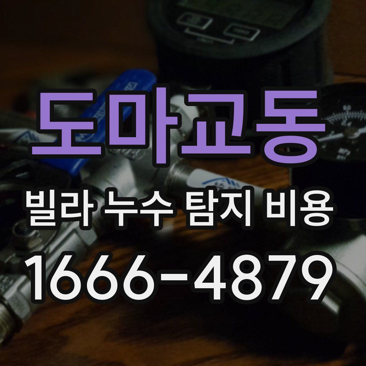 도마교동 빌라 누수 탐지 비용