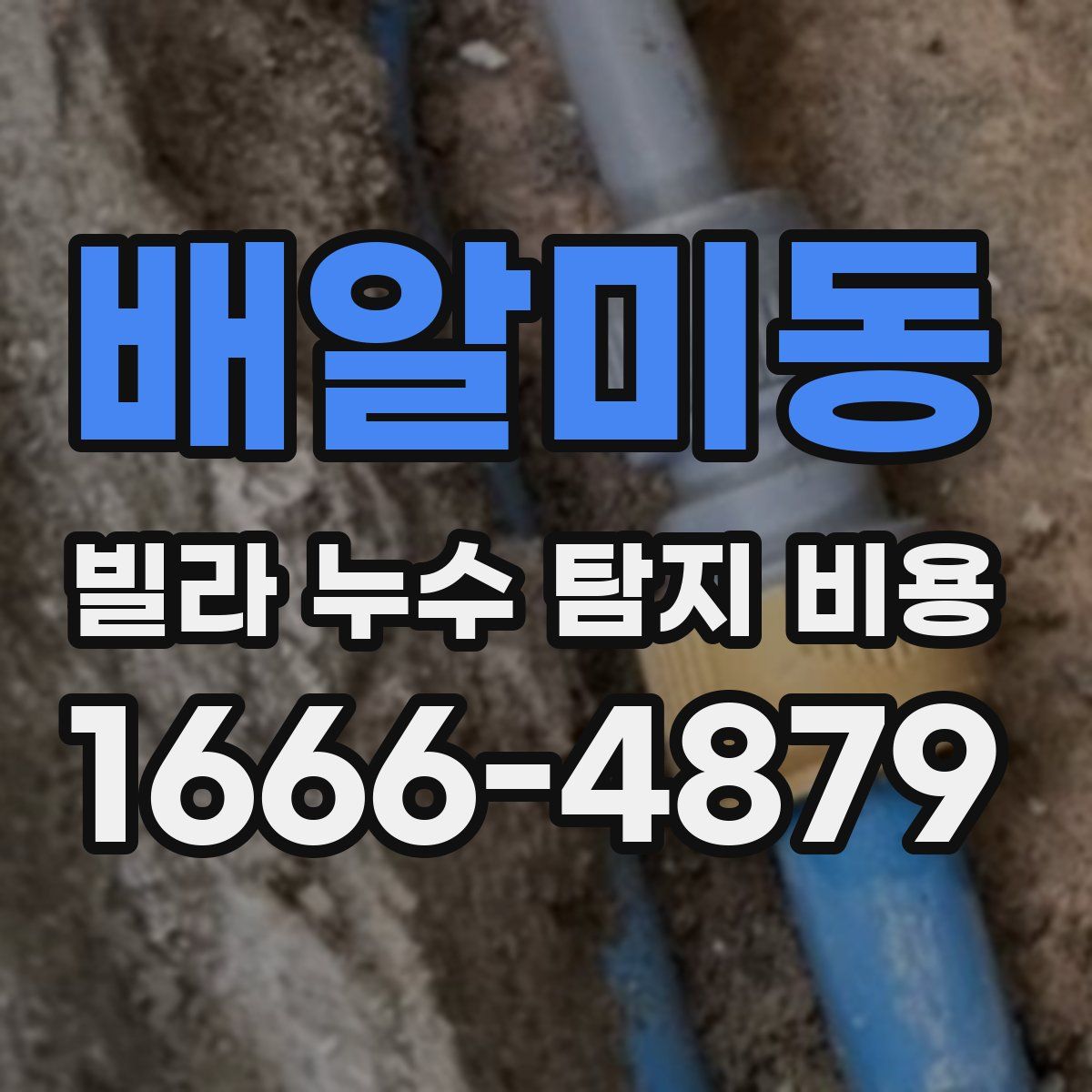 배알미동 빌라 누수 탐지 비용