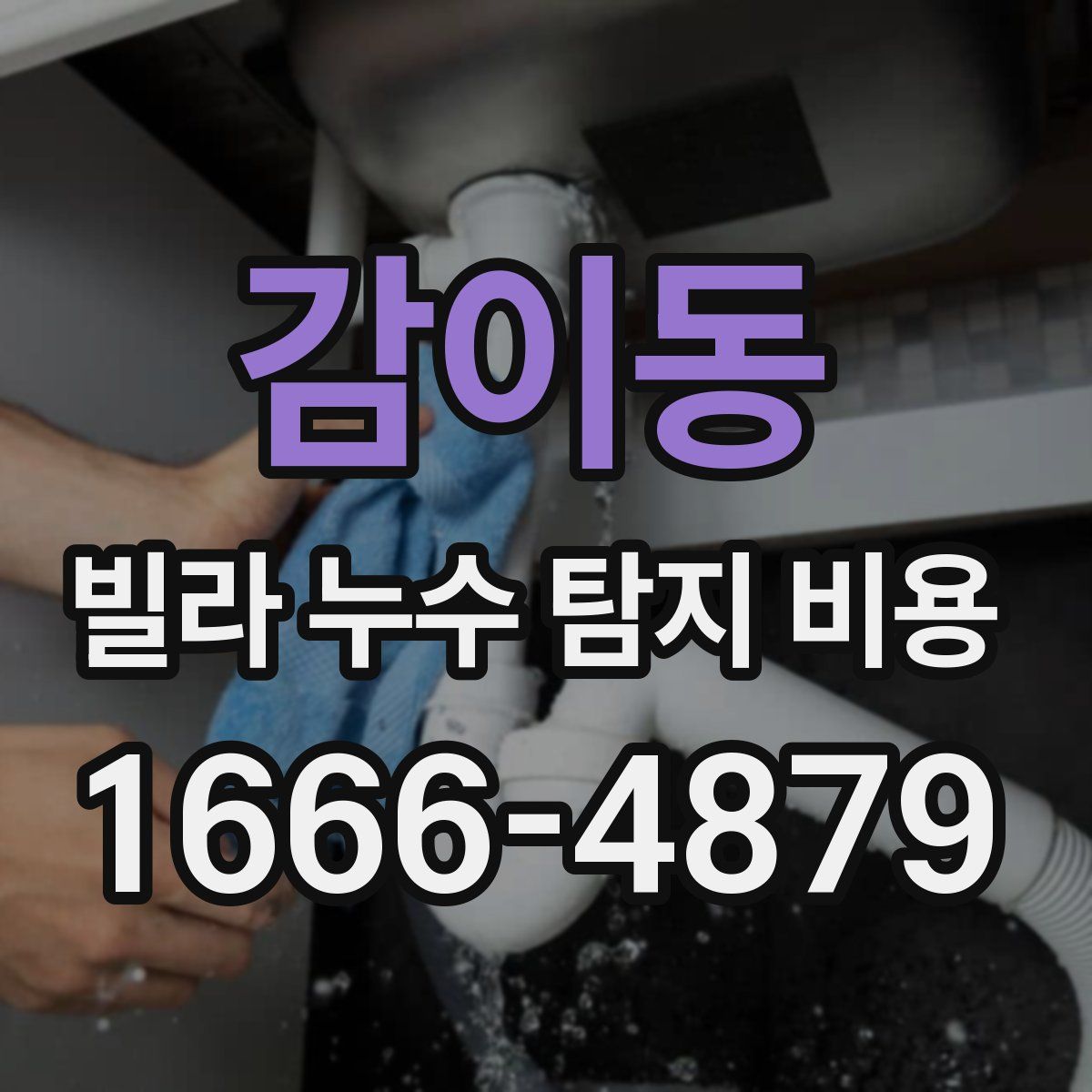 감이동 빌라 누수 탐지 비용