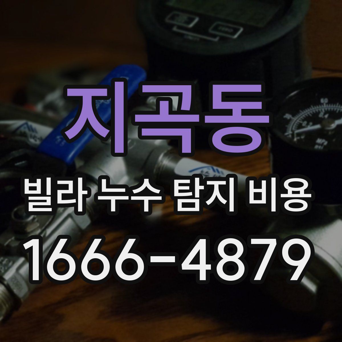 지곡동 빌라 누수 탐지 비용