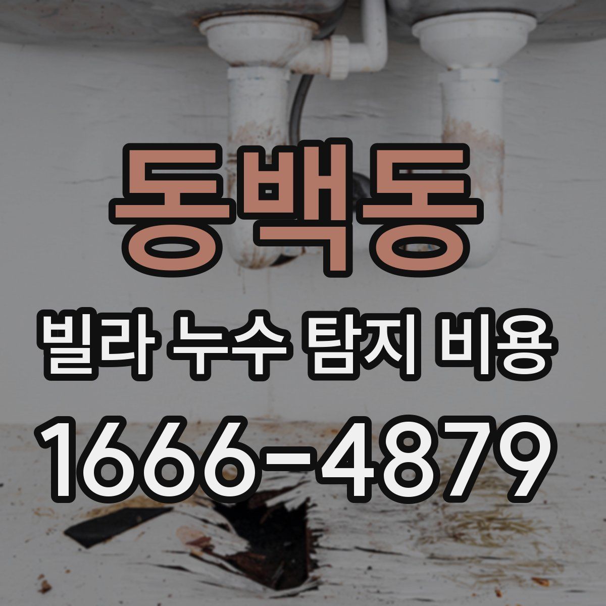 동백동 빌라 누수 탐지 비용
