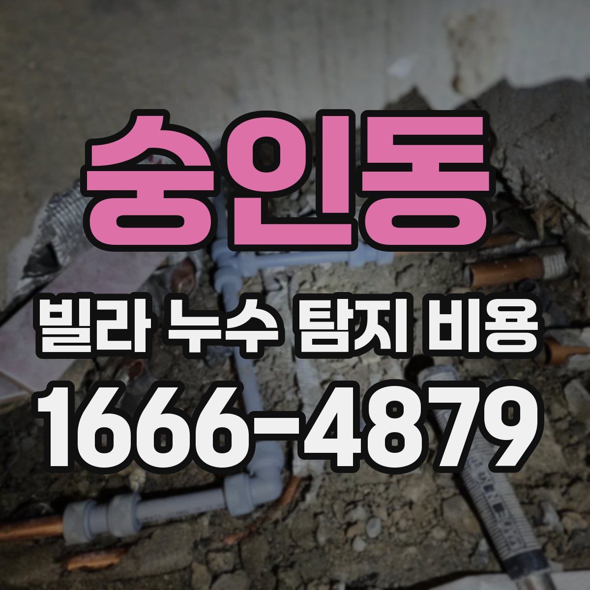 숭인동 빌라 누수 탐지 비용