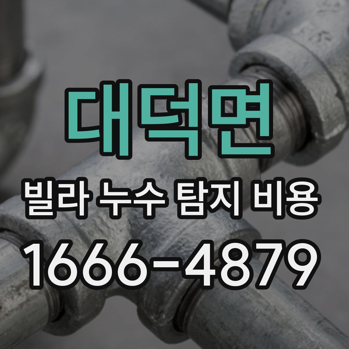 대덕면 빌라 누수 탐지 비용