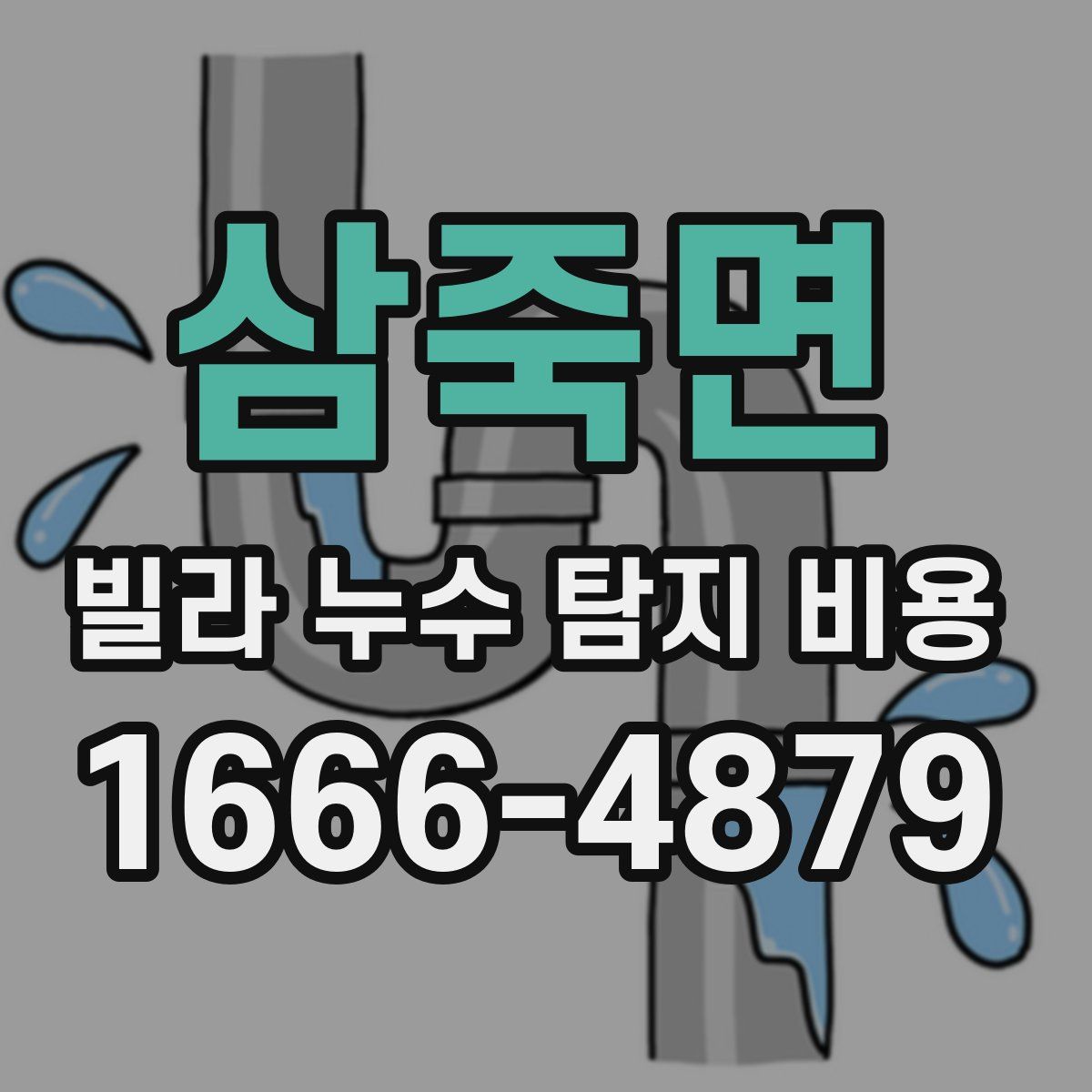 삼죽면 빌라 누수 탐지 비용