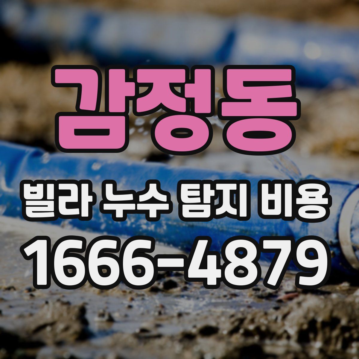 감정동 빌라 누수 탐지 비용