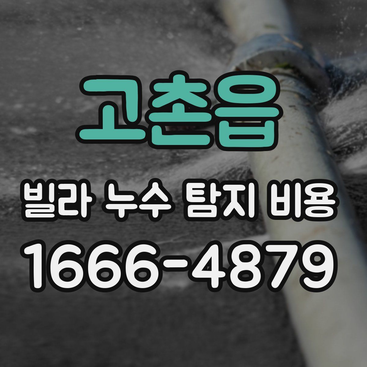 고촌읍 빌라 누수 탐지 비용