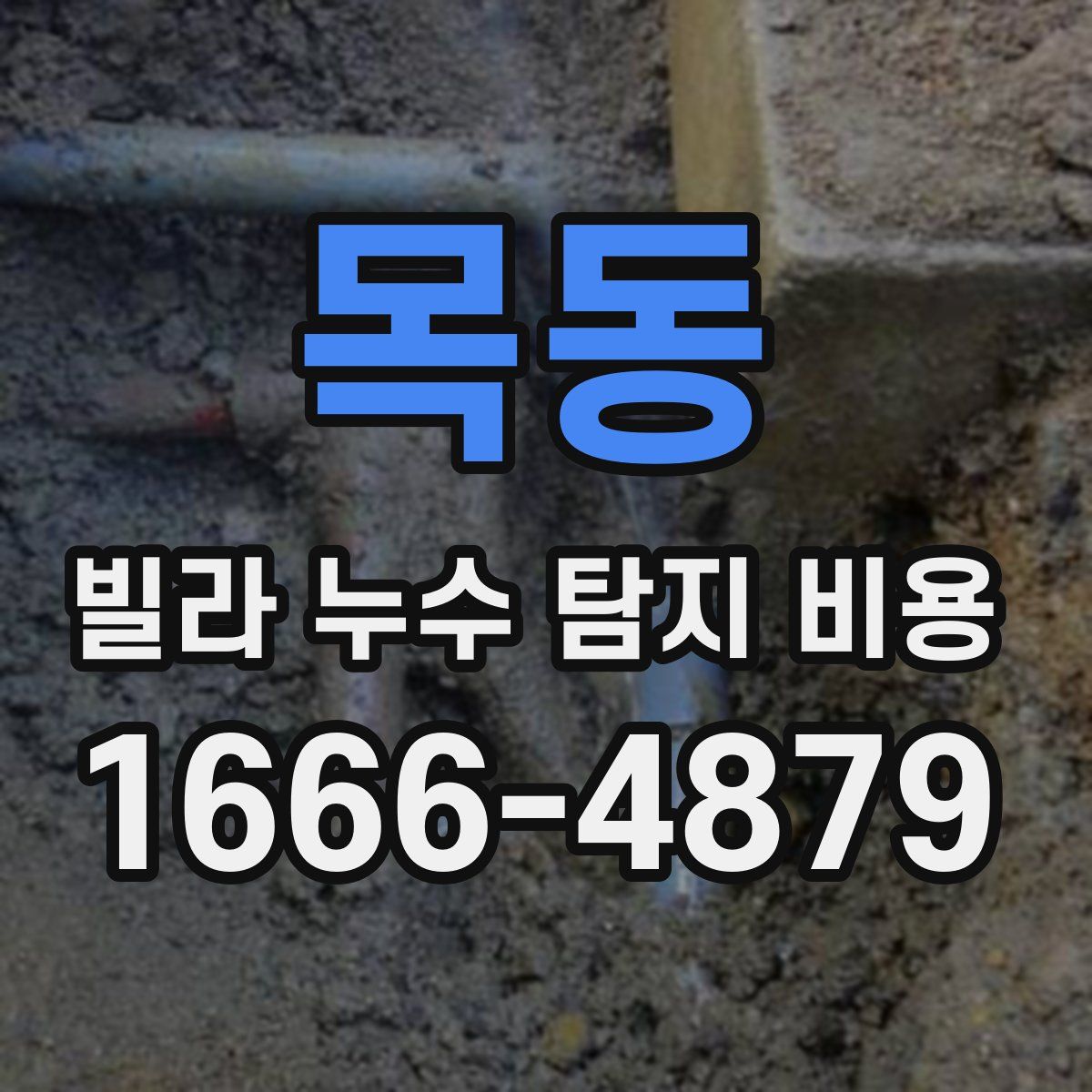 목동 빌라 누수 탐지 비용