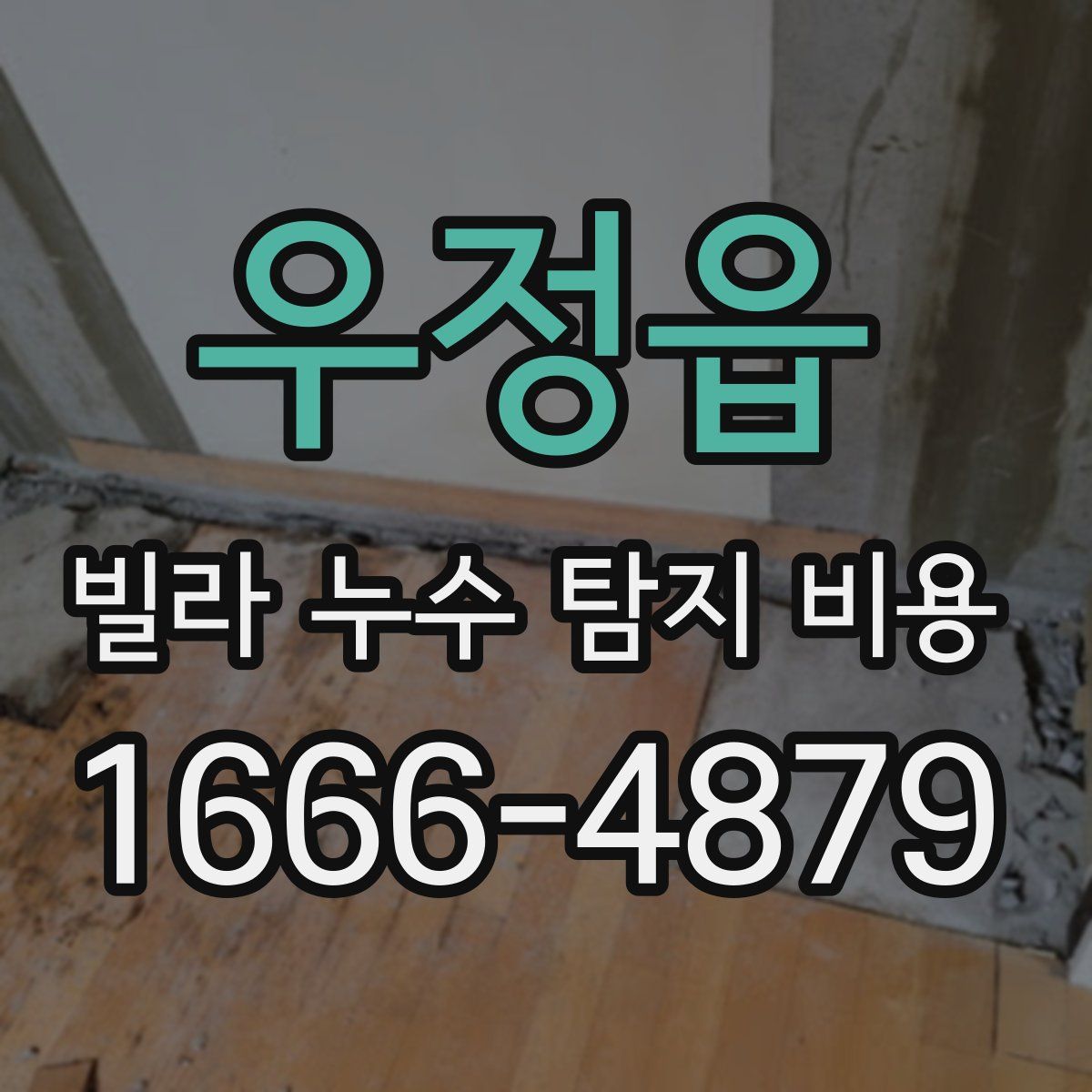 우정읍 빌라 누수 탐지 비용