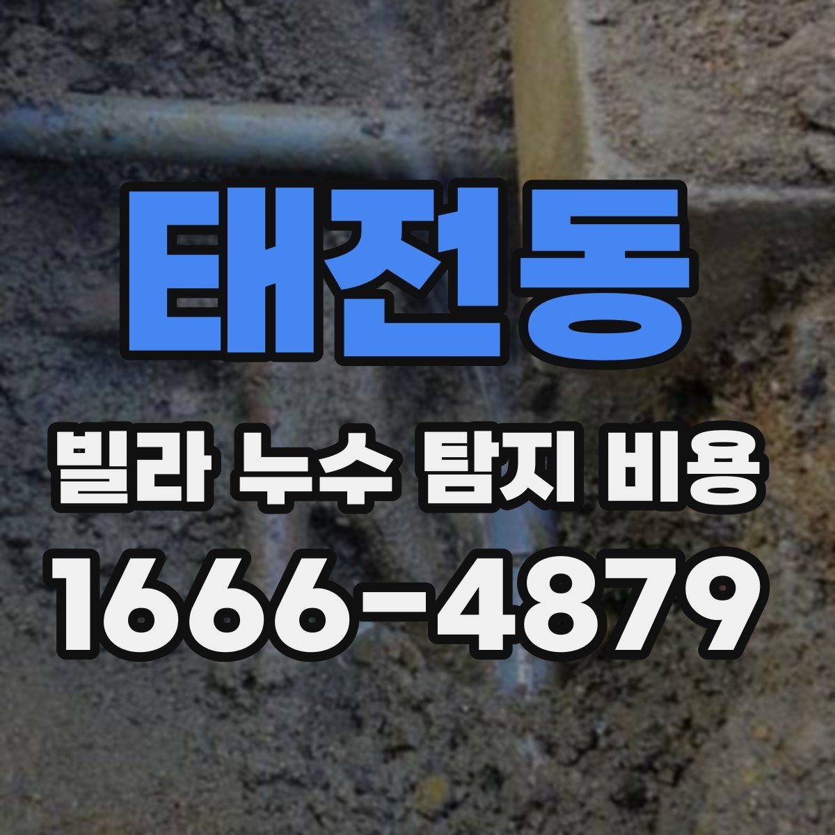 태전동 빌라 누수 탐지 비용