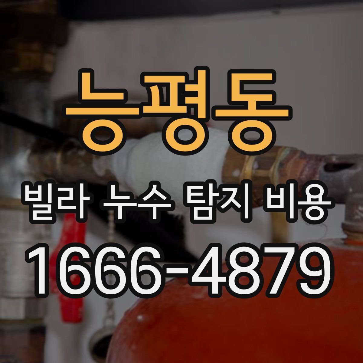 능평동 빌라 누수 탐지 비용
