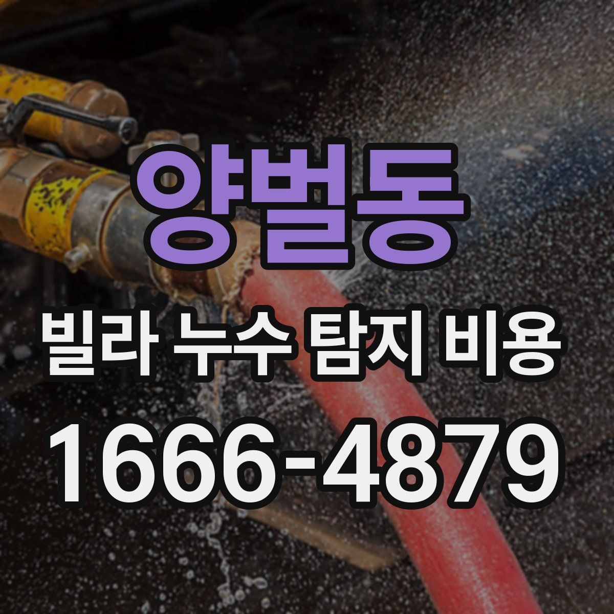 양벌동 빌라 누수 탐지 비용