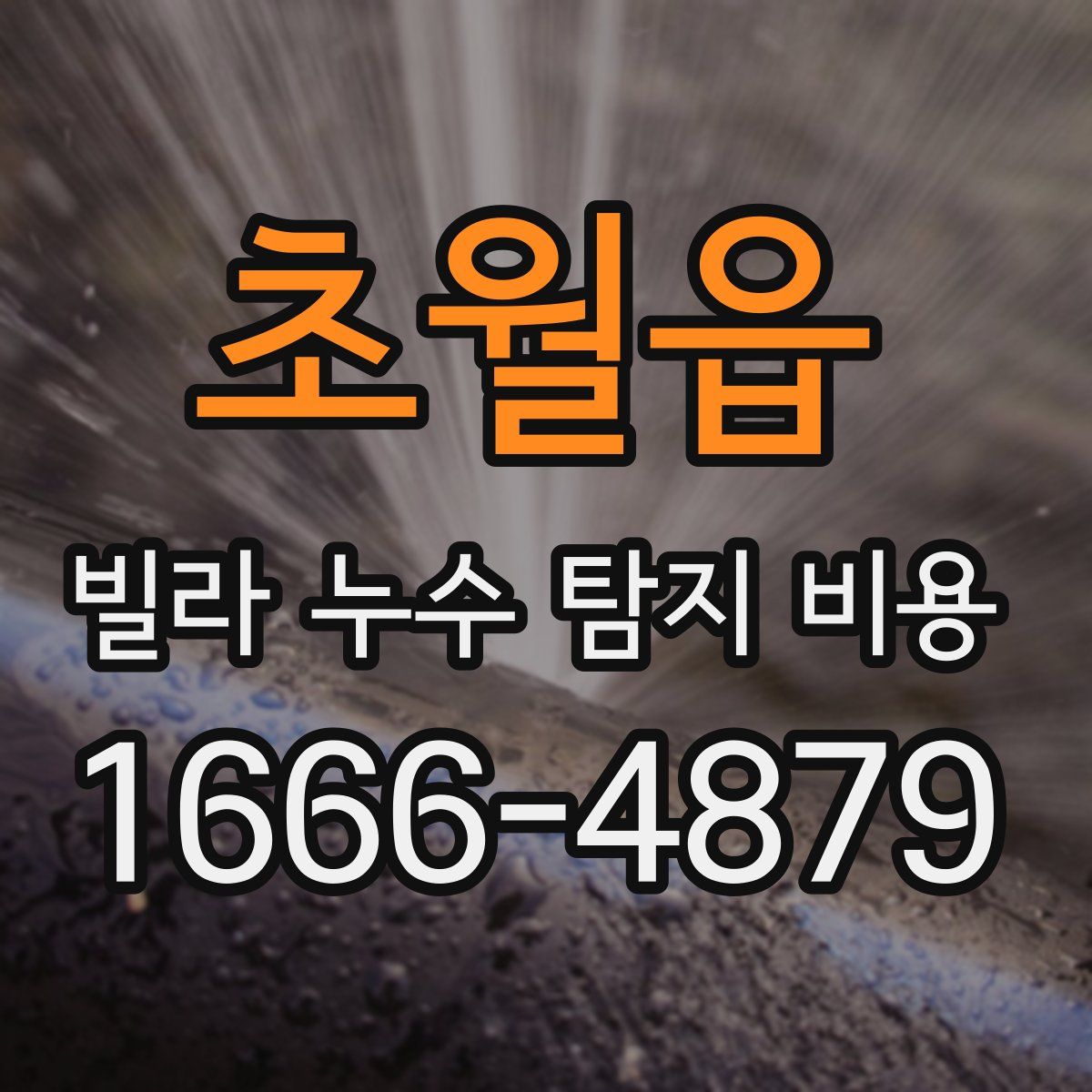 초월읍 빌라 누수 탐지 비용