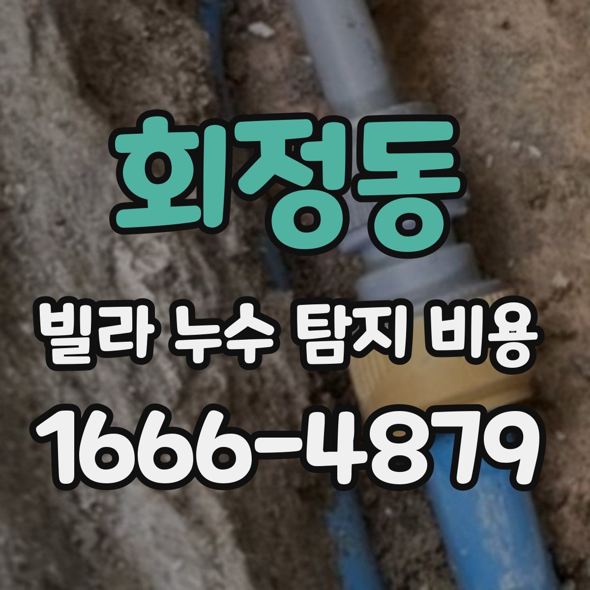 회정동 빌라 누수 탐지 비용