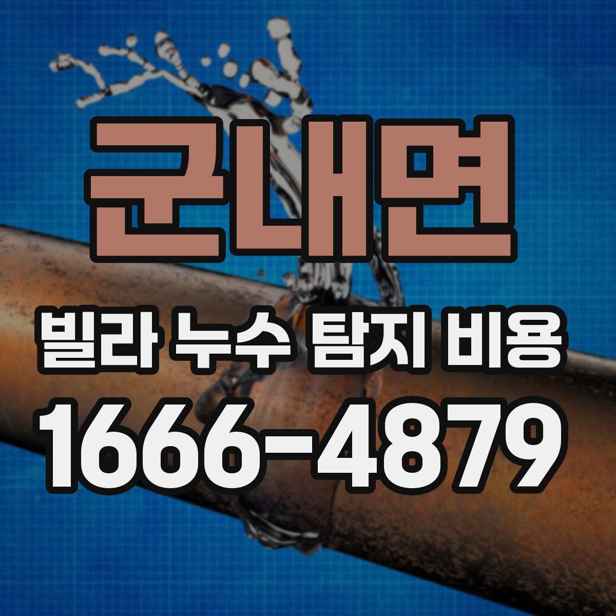 군내면 빌라 누수 탐지 비용