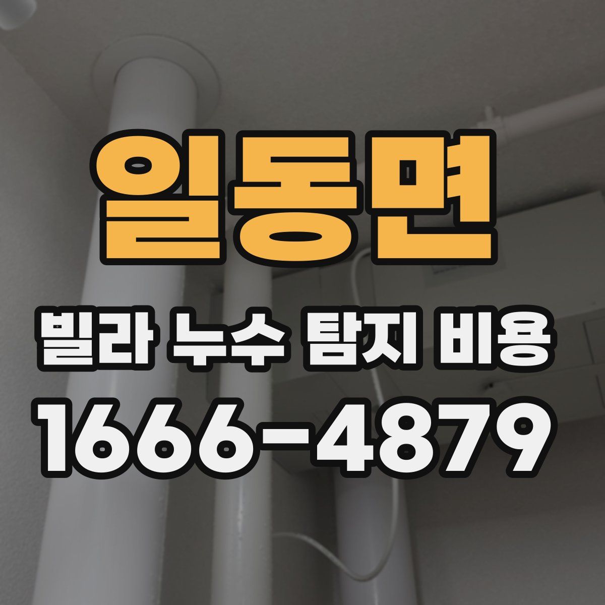 일동면 빌라 누수 탐지 비용