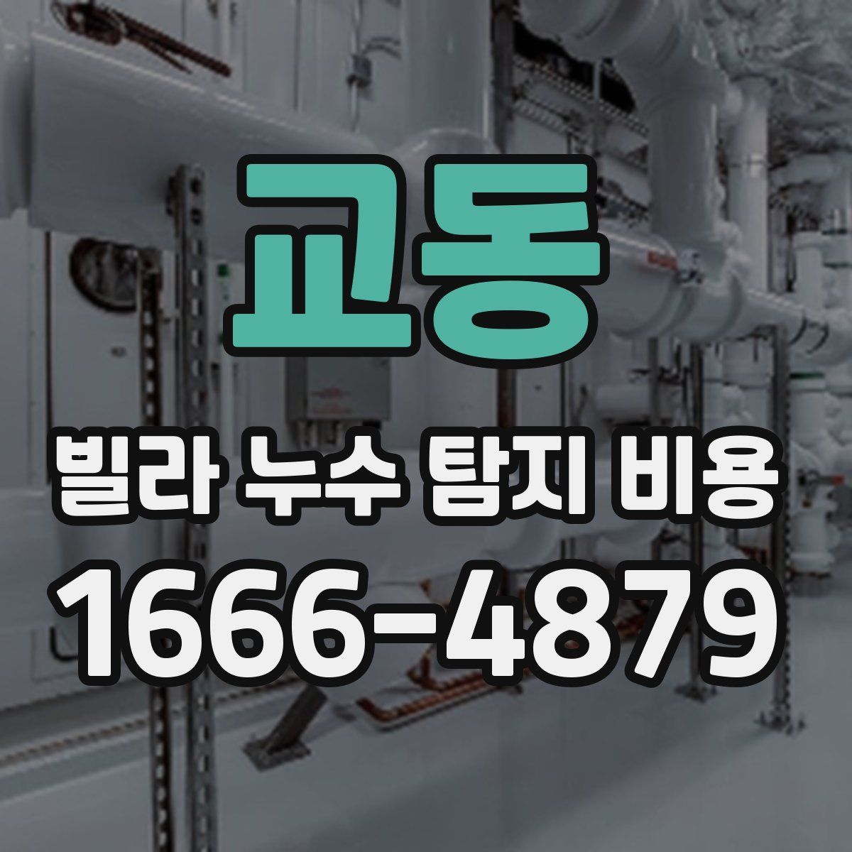 교동 빌라 누수 탐지 비용