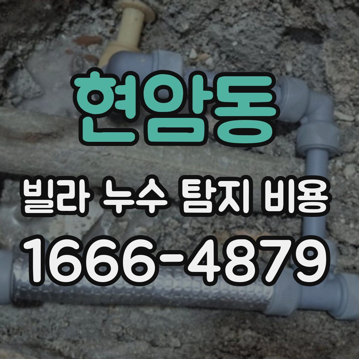 현암동 빌라 누수 탐지 비용