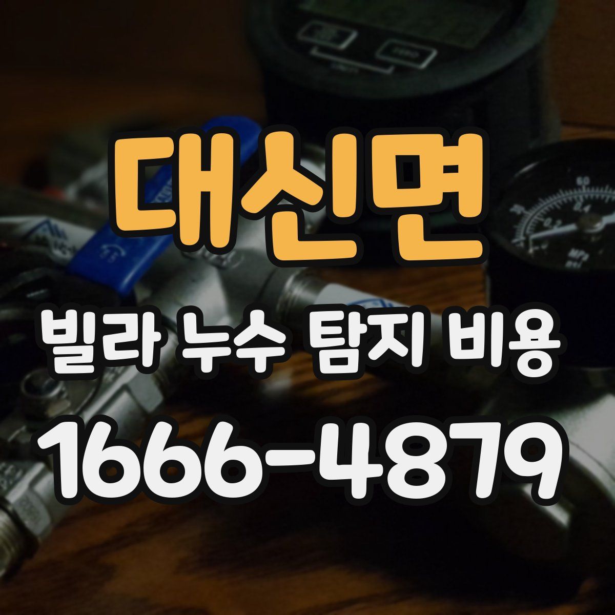 대신면 빌라 누수 탐지 비용