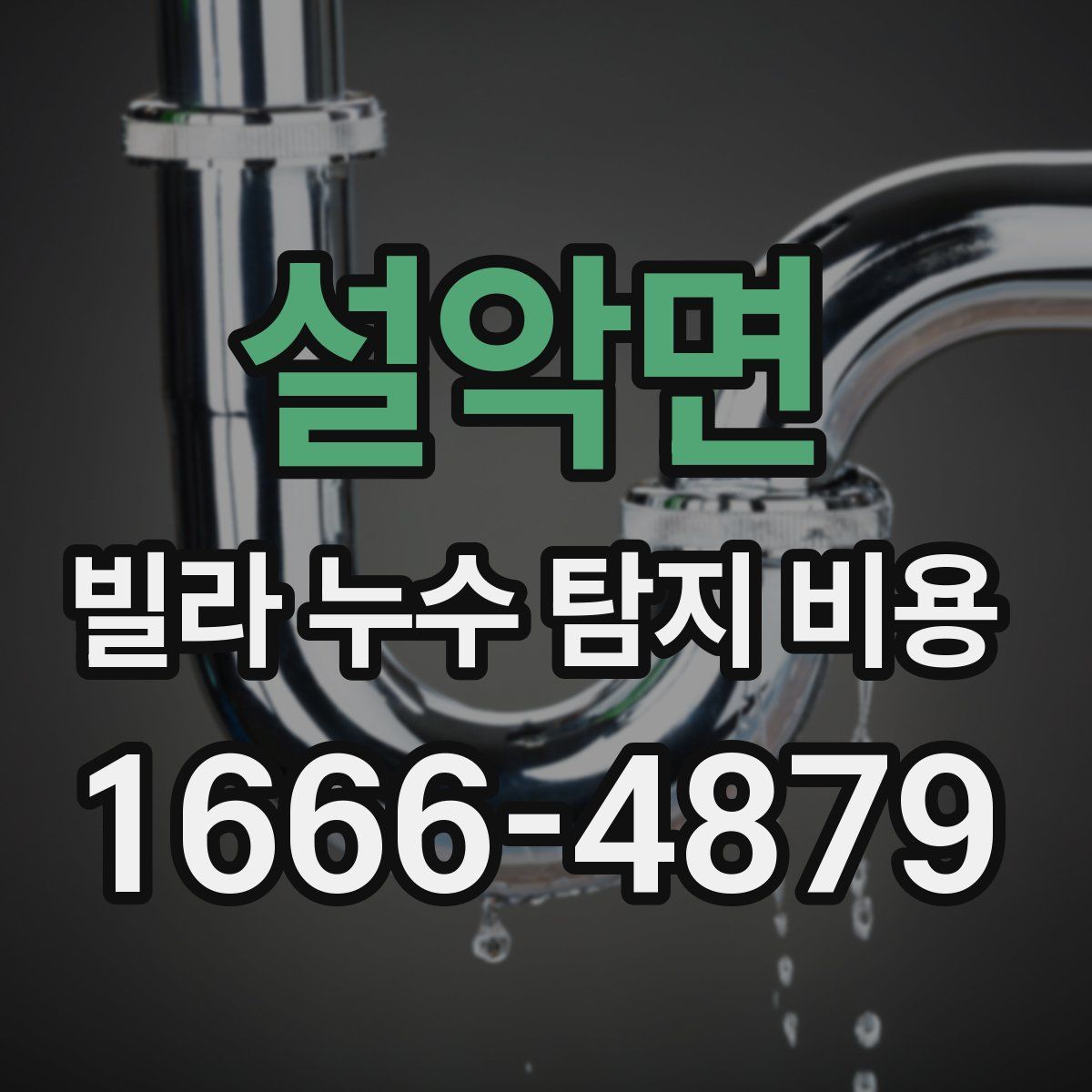 설악면 빌라 누수 탐지 비용