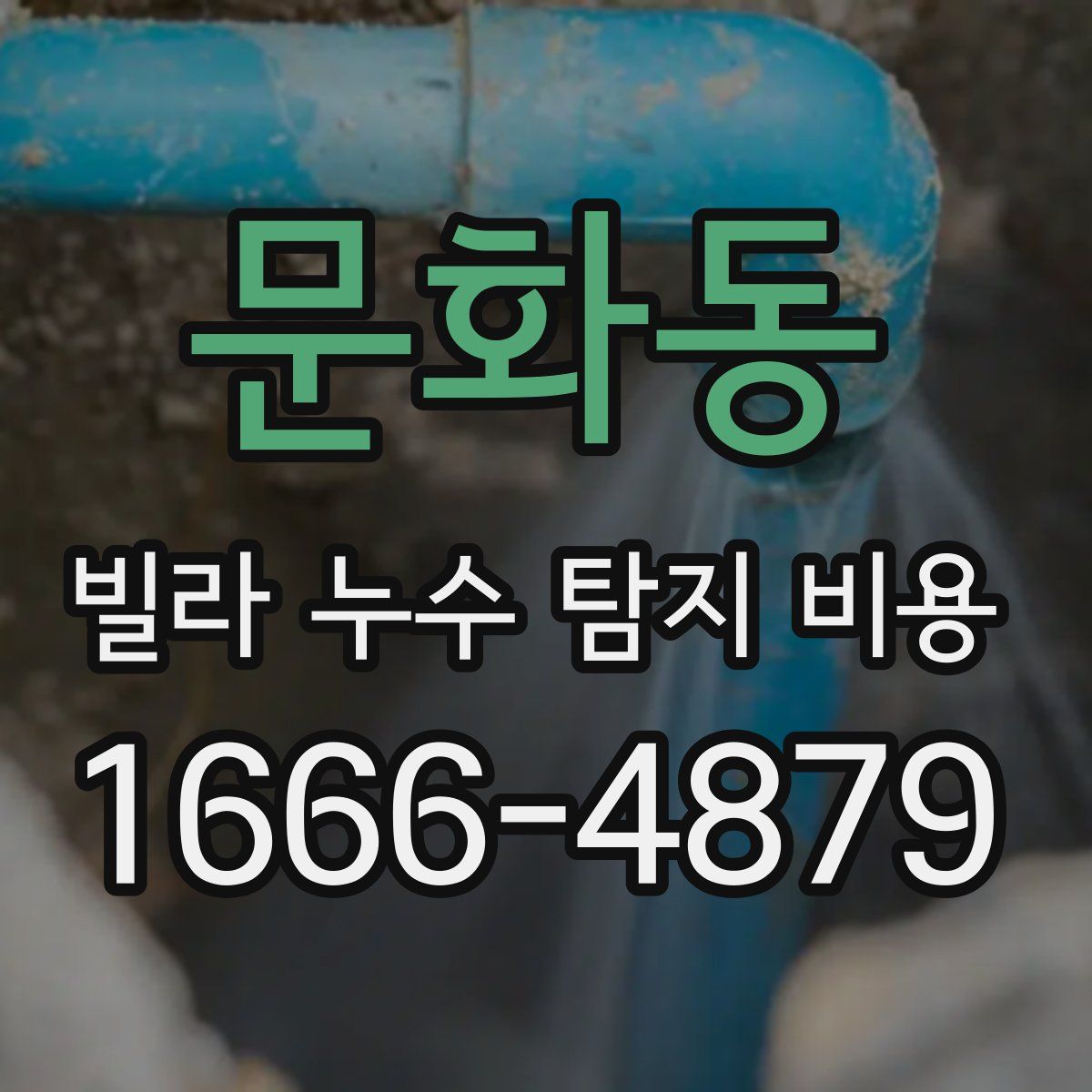 문화동 빌라 누수 탐지 비용