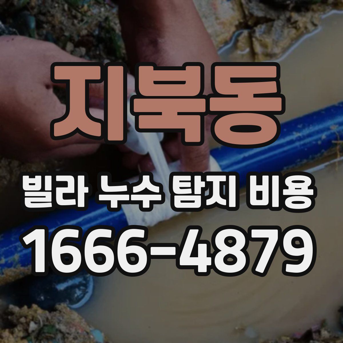 지북동 빌라 누수 탐지 비용