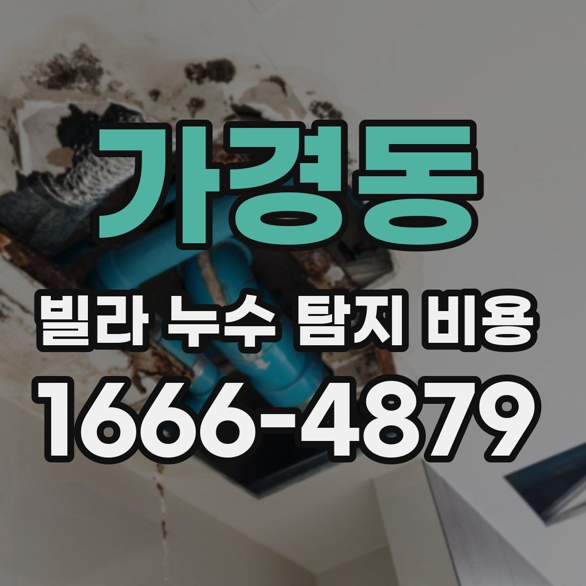 가경동 빌라 누수 탐지 비용