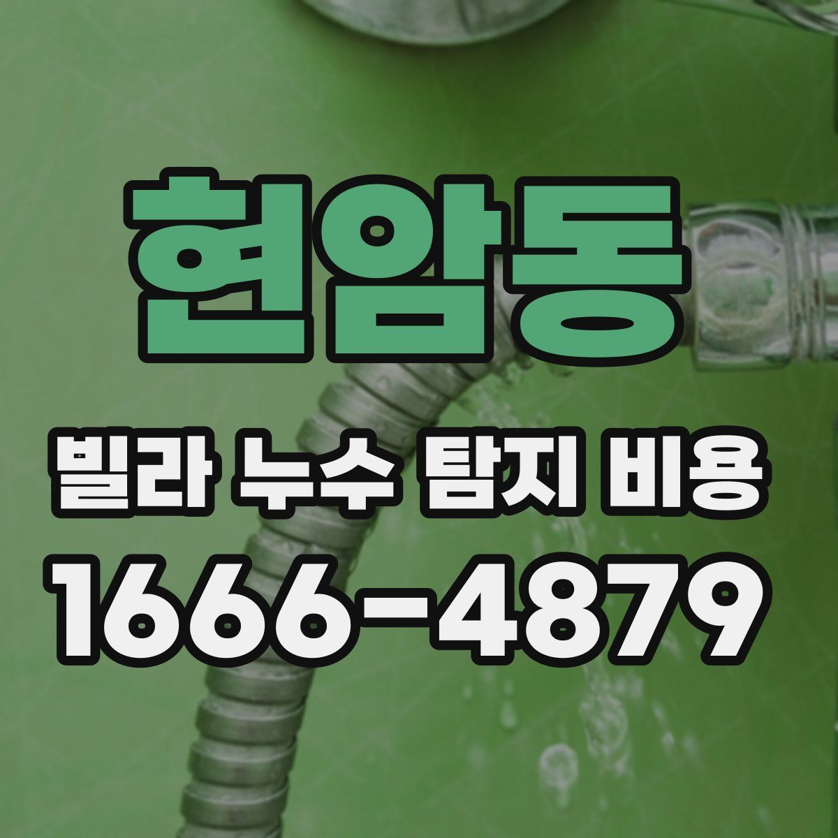 현암동 빌라 누수 탐지 비용
