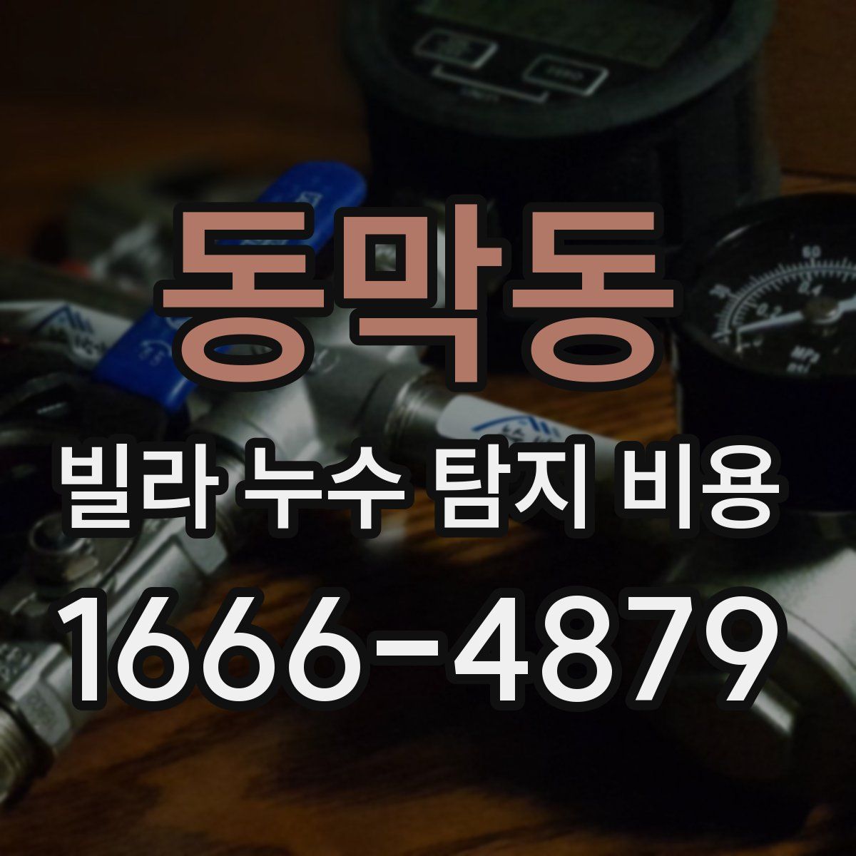 동막동 빌라 누수 탐지 비용