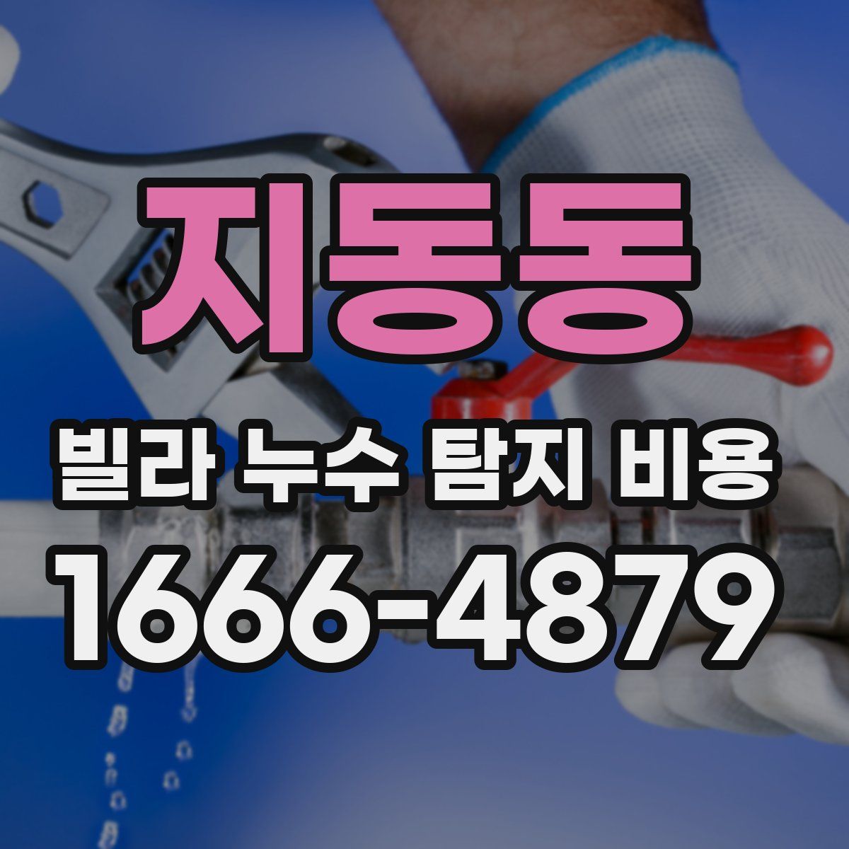 지동동 빌라 누수 탐지 비용