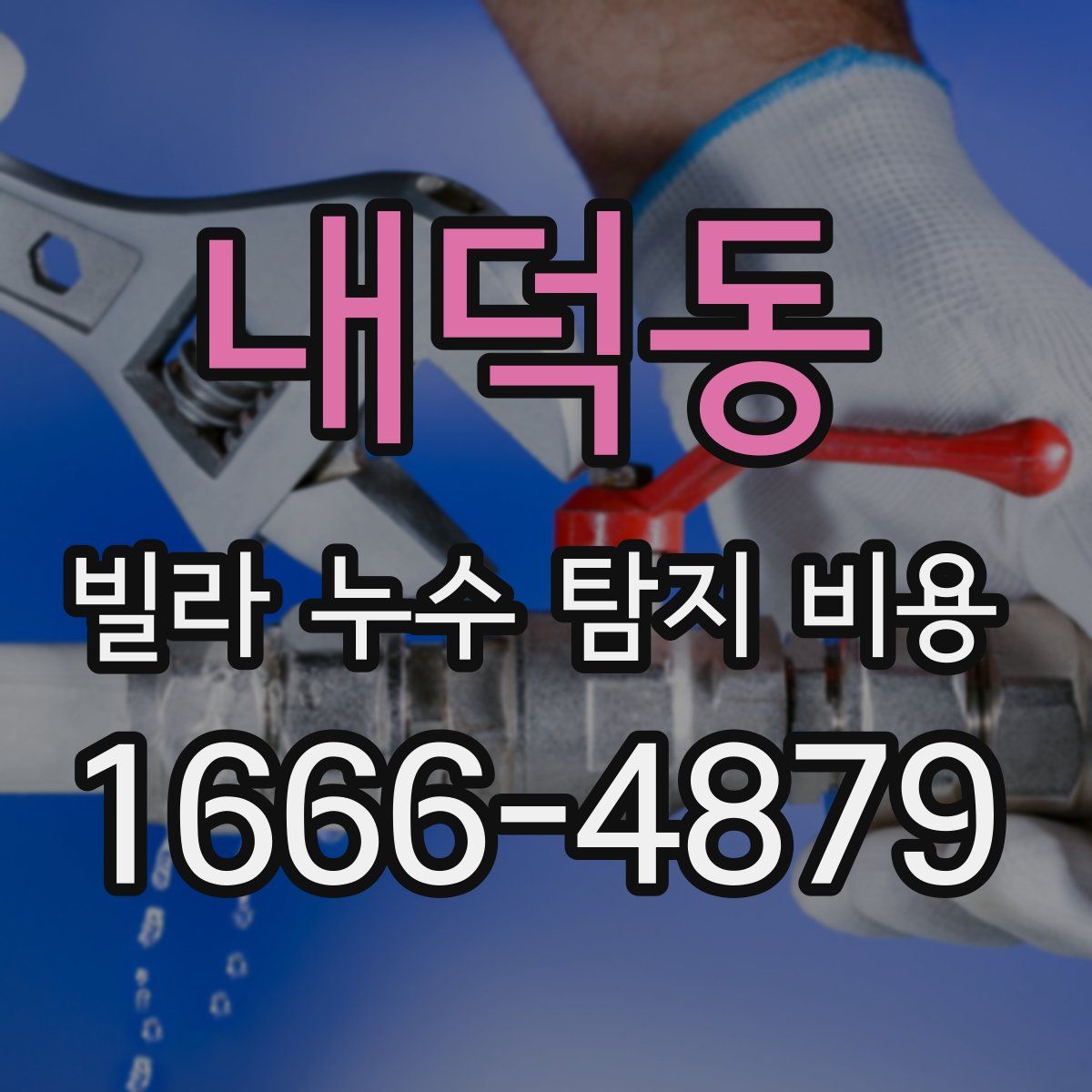내덕동 빌라 누수 탐지 비용