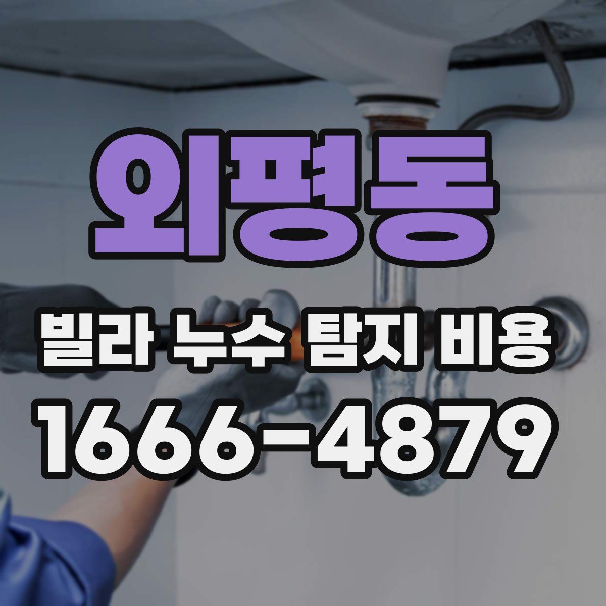 외평동 빌라 누수 탐지 비용