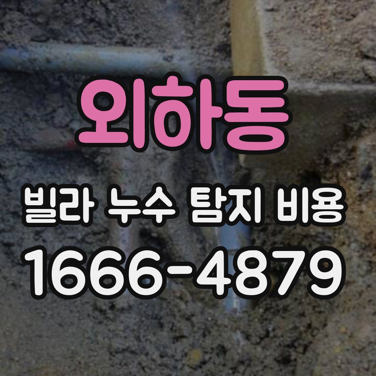외하동 빌라 누수 탐지 비용