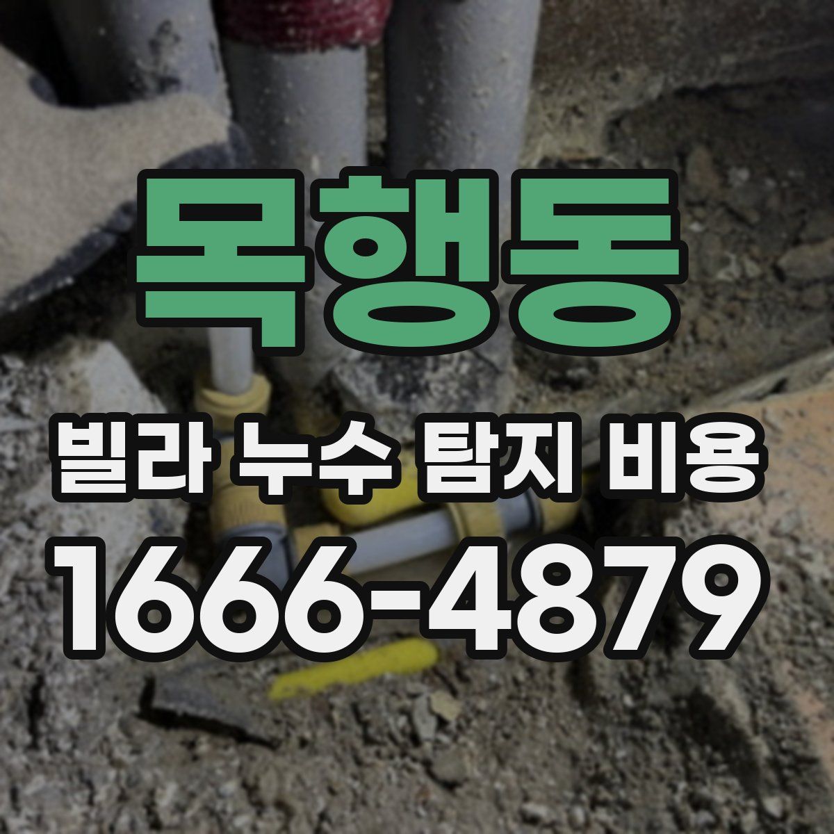 목행동 빌라 누수 탐지 비용