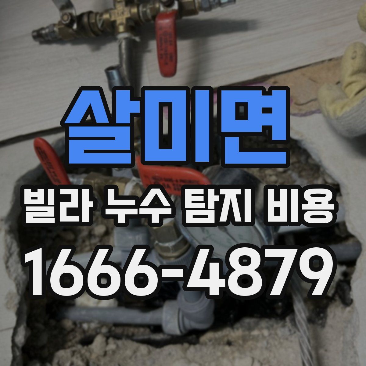 살미면 빌라 누수 탐지 비용