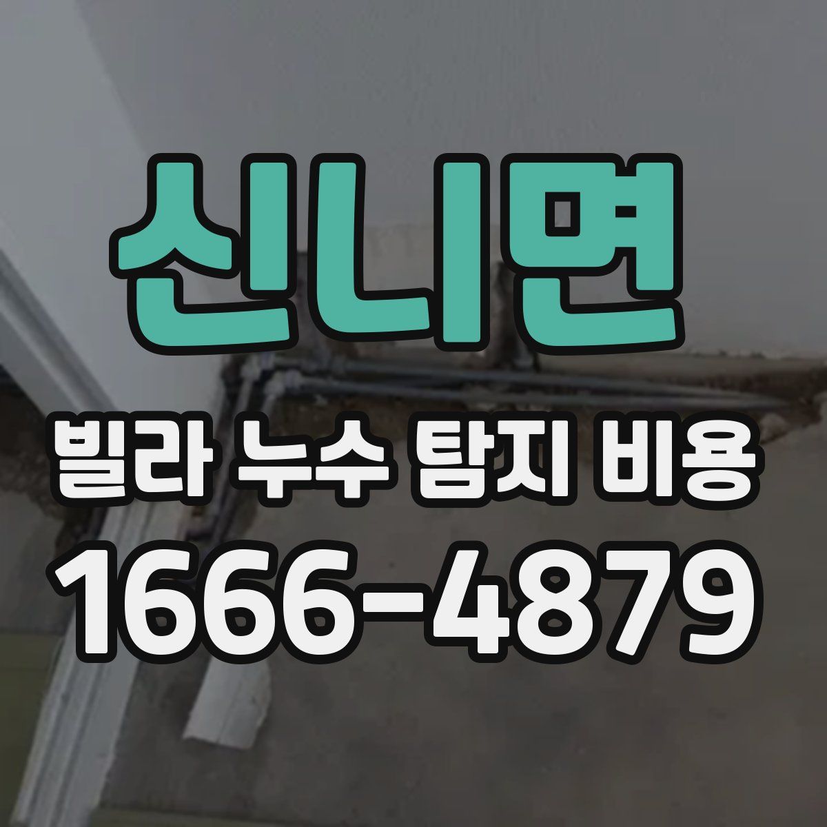 신니면 빌라 누수 탐지 비용