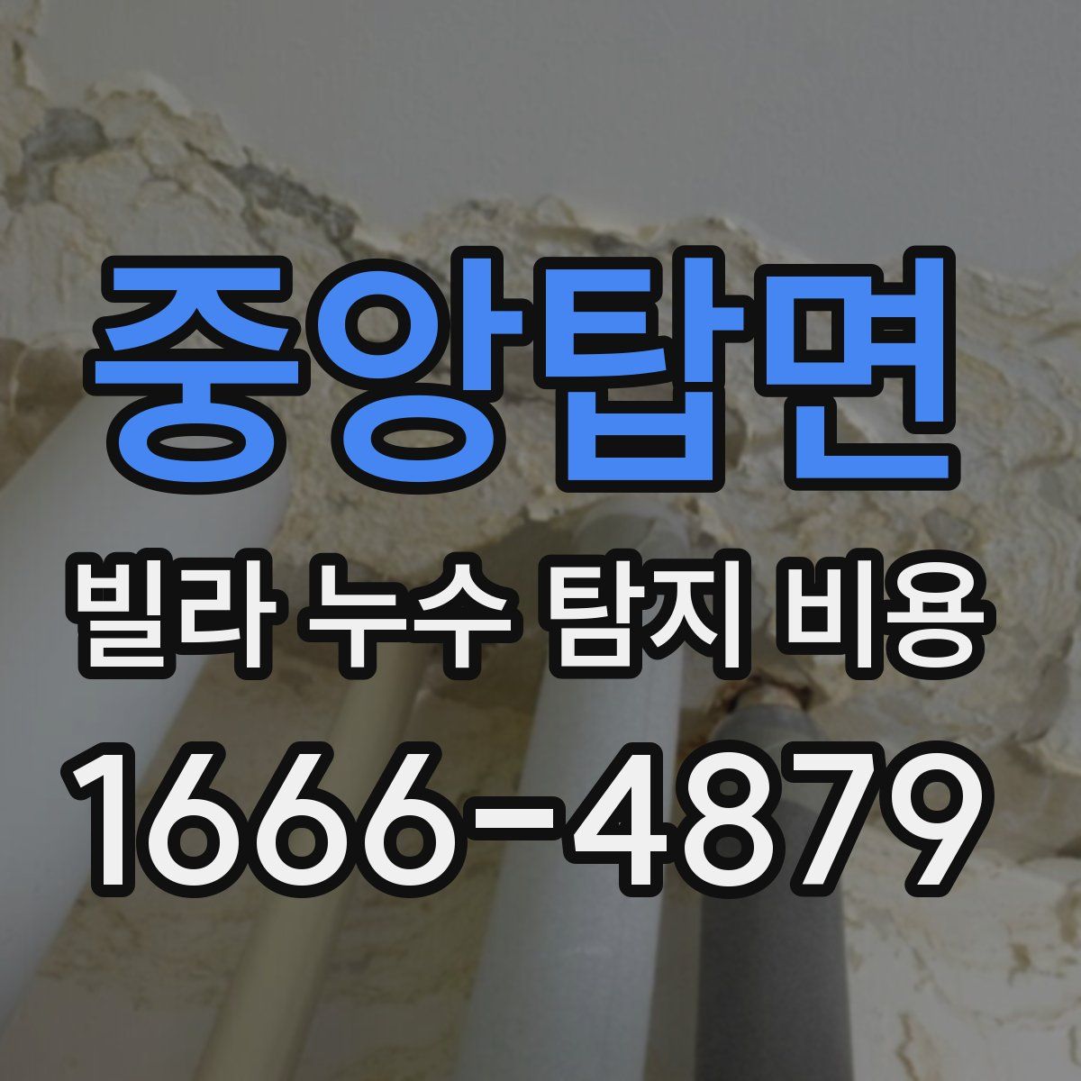 중앙탑면 빌라 누수 탐지 비용