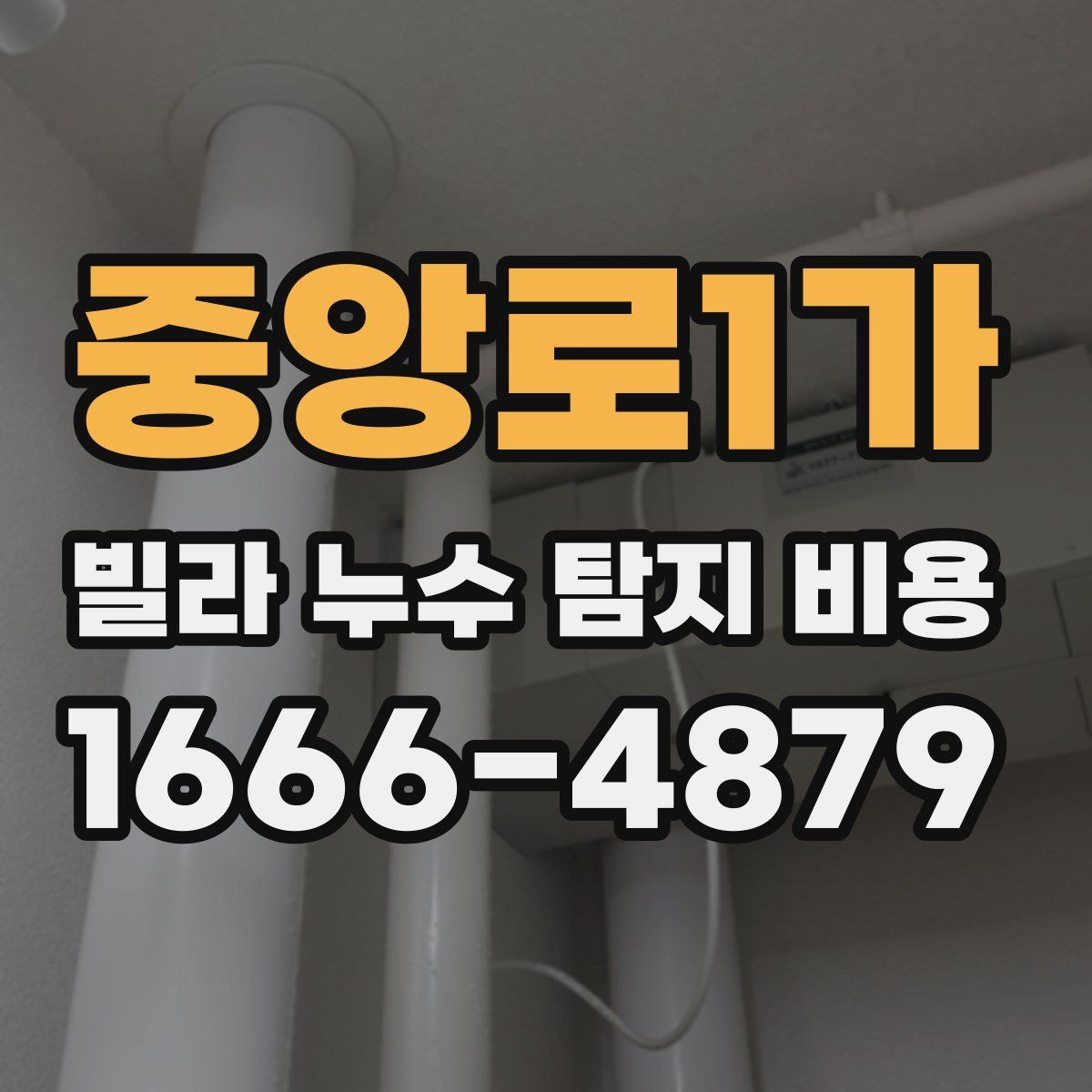 중앙로1가 빌라 누수 탐지 비용