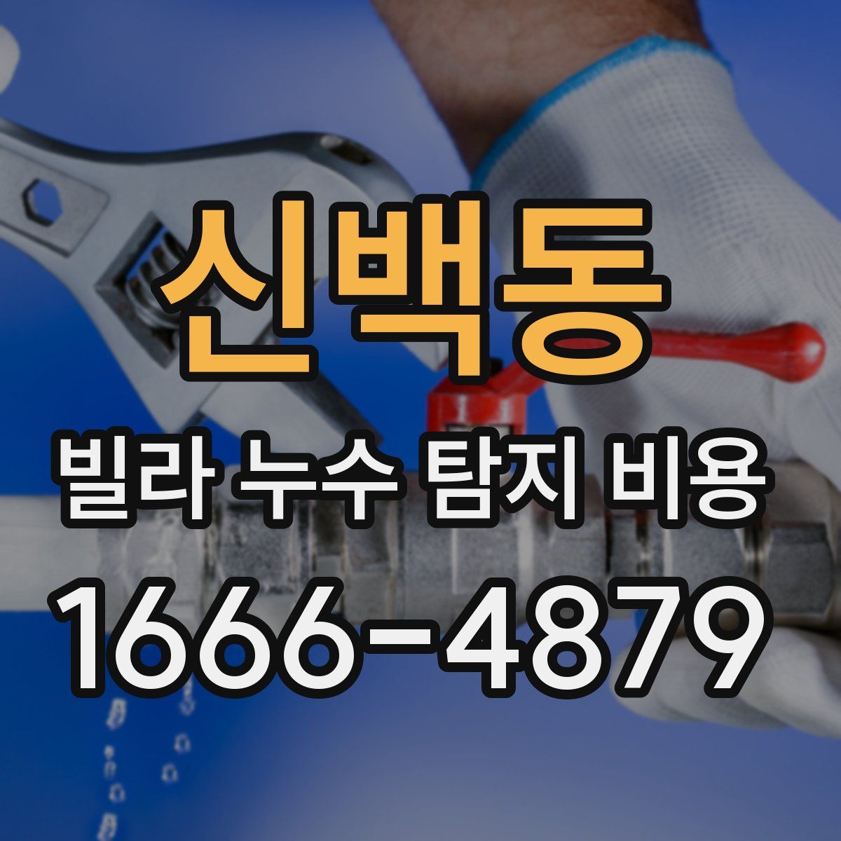 신백동 빌라 누수 탐지 비용